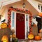 Halloween Fall Maple Garland 5.9 ft Artificial Autumn Garland Fake Maple Leaf Garland Decoration for Halloween Dinner Fireplace Wedding Party Door Frame Decor (Classic Style, 2 Pieces)